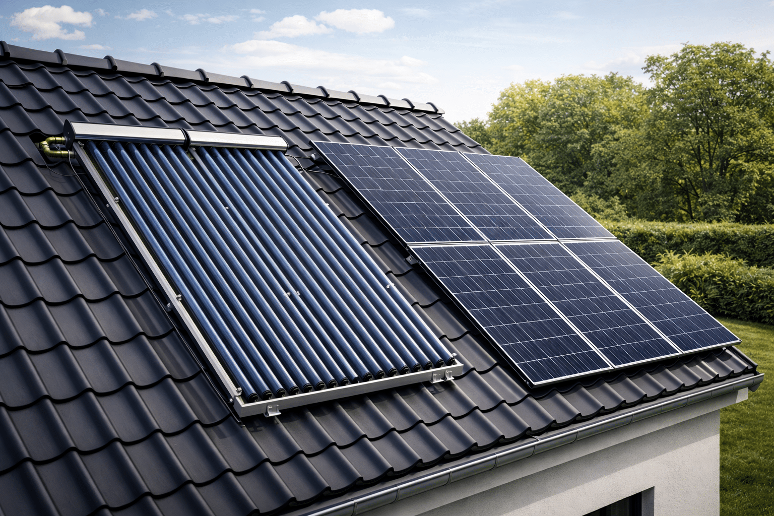 panneau solaire thermique et photovoltaïque