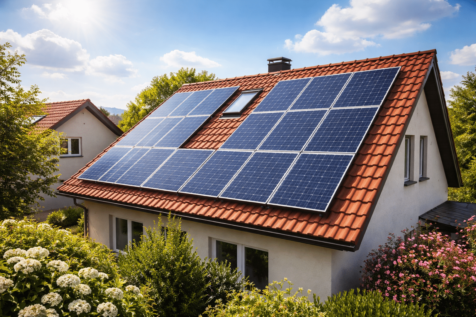 puissance de panneaux solaires